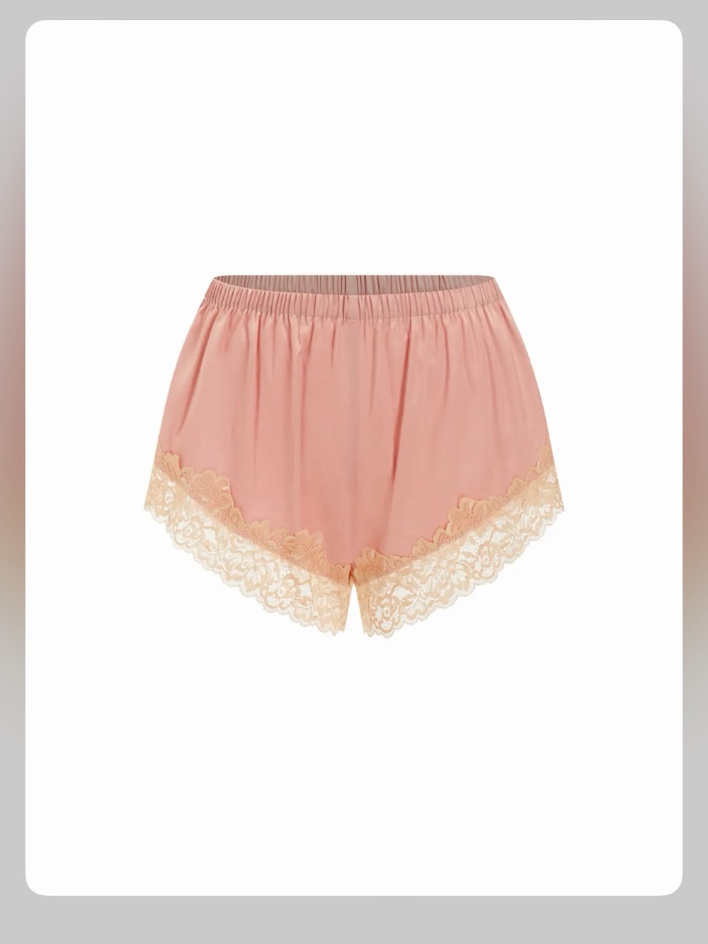 LOW RISE LACE TRIM SHORTS xl wc7-47